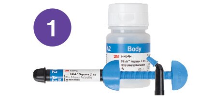 Step 1: Filtek™ Supreme Ultra Universal Restorative
