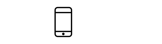 Telephone icon on white background
