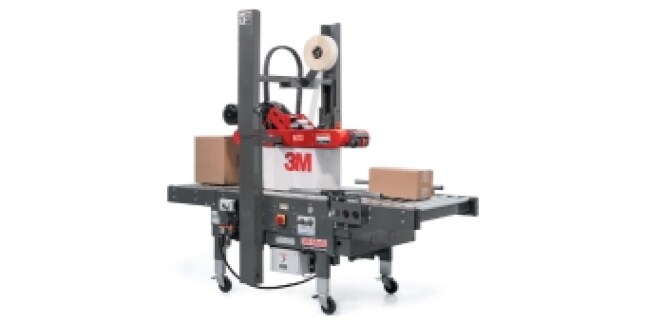 Imagen de un Sellador de Cajas 3M-Matic™, un Aplicador de Cinta 3M™ AccuGlide™ y un dispensador manual de cinta.
