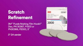 Refine micro scratches with 3M™ Trizact