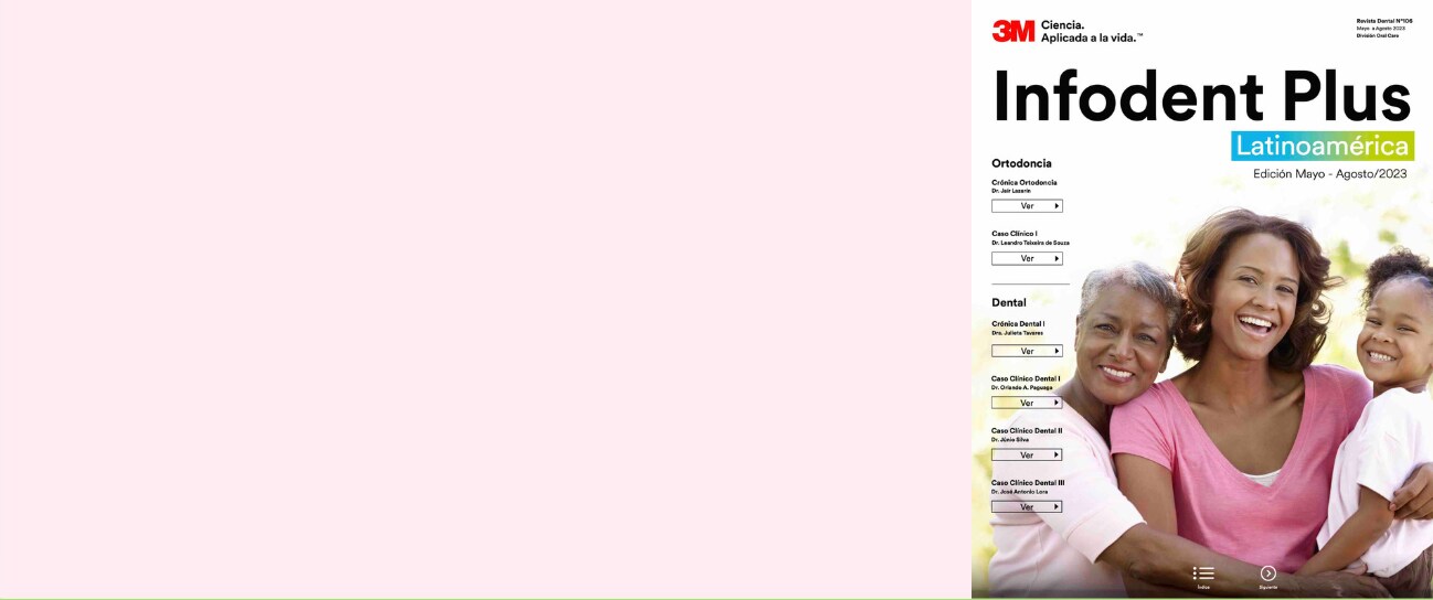 Portada revista Infodent para Latinoamérica.
