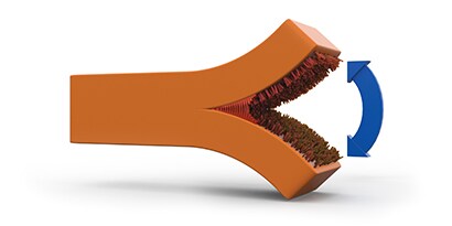 Learn about adhesion and cohesion. Image of adhesive bond being pulled apart.
