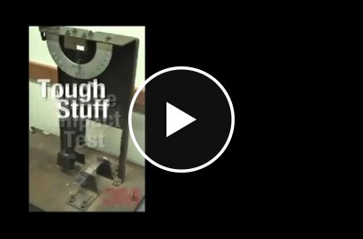 Video still of 3M™ Scotch-Weld™ Tough Stuff undergoing an impact test