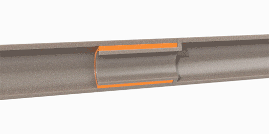 tube-in-shaft small joint assembly
