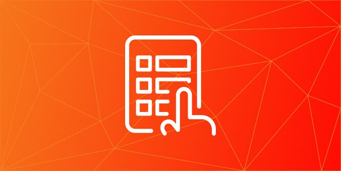 Orange-red gradient banner with 3M mesh and white selection icon
