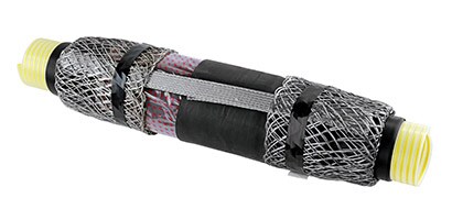 A 3M cable and wire splice aids in electrical construction and maintenance.
