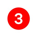 Red Number Three