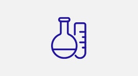 Graphic of a beaker and test tube